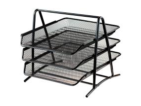 Lomekalaatikko 3-osainen metallinen musta