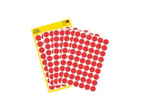 Tarratarra AVERY Zweckform Q12mm punainen 270 kpl (3141)