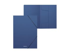 Muovinen laatikko kumilla ERICH KRAUSE Matt Classic A4 30mm sininen