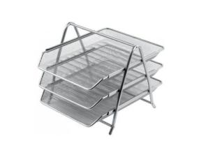 Lomakelaatikko 3-osainen metallinen hopea