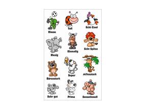 Apila tarroja AVERY ZWECKFORM Eläimet 2 arkkia 2 arkkia