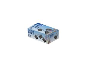 Paperiliitin 51mm musta 12kpl FOROFIS