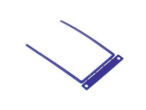 Arkistoklipsi lankalla F-Binder 100 kpl sininen