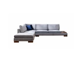 Sohva Tulip Corner Vasen ilman puffia - Tummanharmaa