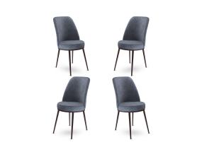 Huonekalutuolisarja Dexa - Fume, ruskea