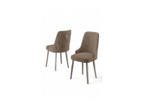 Newa tuolisarja - Cappuccino, kromi