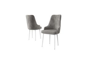 Tuoliryhmä Trex - Harmaa, Valkoinen