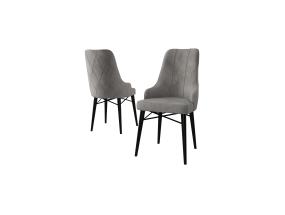 Tuoliryhmä Neta - Harmaa, Musta