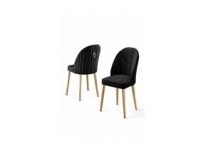 Tuoliryhmä Mara - Musta, kultainen