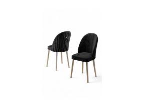Tuoliryhmä Mara - Musta, kromi