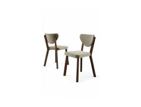 Tuoliryhmä Arfe - Kermanvärinen, Ruskea