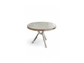 Laud Mos - Valkoinen marmori, kromi