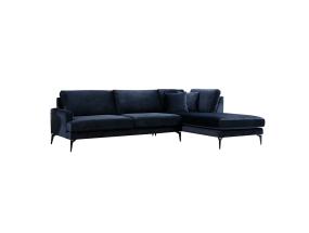 Sohva Papira Corner Oikea (L3+Chl) - Navy Sininen