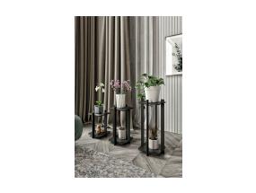 Flower Desk Square - Musta