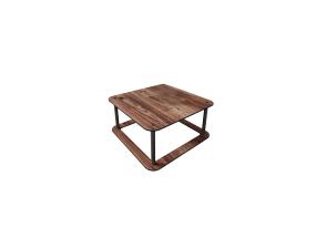 Sohvapöytä Hole Square - Pähkinä