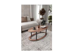 Sohvapöytä Hole Ellipse - Pähkinäpuu