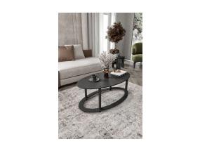 Sohvapöytä Hole Ellipse - Musta