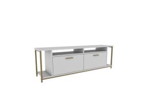 TV laud Omar - Valkoinen, Kulta