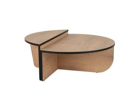 Sohvapöytä Orion - Honey Oak, Musta