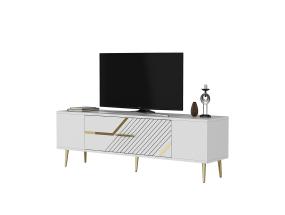 TV laud Dekolp5 - Valkoinen, Kultainen