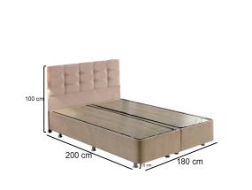 Ela Double - vaaleanruskea (180 x 200)