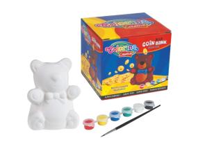 Colorino Creative Bear kolikkopankki