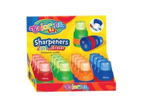 Colorino teroitin ja pyyhekumi 2in1