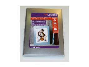 Lomond Photo Inkjet Paper Glossy 200 g/m2 10x15, 15 arkkia + InstaFrame Silver -ikkuna