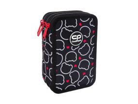 Kolmikerroksinen kynäkotelo, jossa on laitteet CoolPack Jumper 3 BEAR