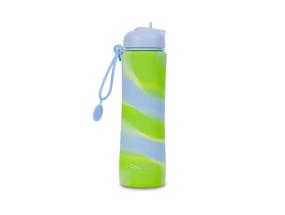 COOLPACK Silikon vesipullo Pumppu 600 ml Girls Blue