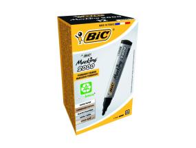 BIC pysyvä MARKER ECO 2000 2-5 mm, musta, Laatikko 12 kpl. 000095