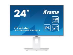 Iiyama ProLite XUB2492HSU-W6 24'' IPS FHD 1920x1080 0,4 ms 250 cd/m2 100 Hz, valkoinen (SPEC)