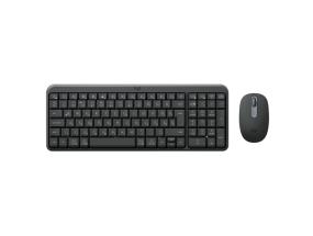 Logitech MK250 Compact Combo Langaton näppäimistö + hiiri, Bluetooth, US Int, grafiitti