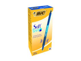 BIC Kuulakärkikynät SOFTFEEL CLIC 0,32 mm, sininen, laatikko 12 kpl. 914346