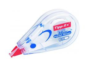 BIC-korjausteippi MINI POCKET MOUSE 5mm x 6m, 1 kpl. 512085