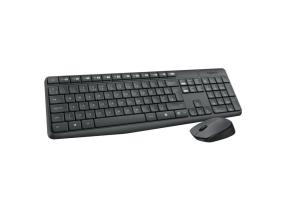 LOGITECH MK235 langaton näppäimistö + hiiri yhdistelmä harmaa - INTNL (Suomi)