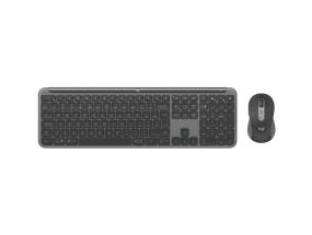 Logitech Signature Slim Combo MK950 for Business Langaton näppäimistö + hiiri, US Int, grafiitti
