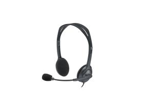 Logitech H111 Langalliset stereokuulokkeet, 3,5 mm:n liitin, musta (SPEC)