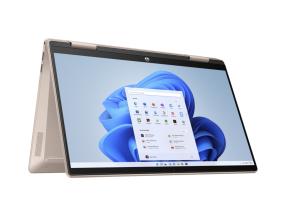 HP Pavilion x360 14-ek2000ny kannettava tietokone 14'' FHD Core 5 120U 16GB 512GB SSD W11H, vaalean ruusun kultainen
