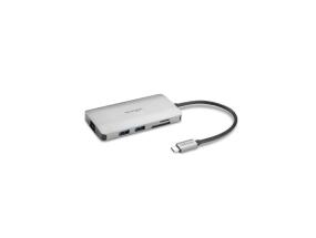 Kensington UH1400P Mobiilikeskus/telakointiasema, 8-in-1 USB-C, harmaa