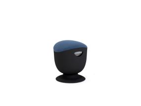 UP UP Seul ergonominen tuoli musta, D47 sininen kangas