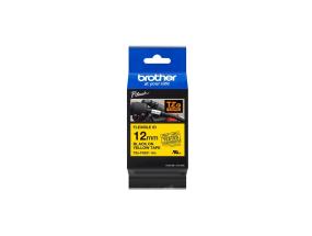 Teippi/merkintäteippi BROTHER TZE-FX631 Flexi 12mm x 8m musta/keltainen analoginen teippi BROTHER TZE-FX631 Flexi 12mm x 8m musta/keltainen analoginen teippi