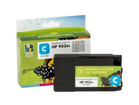 Yhteensopiva Static-Control HP Ink No.953 XL Cyan (F6U16AE) Uusi siru