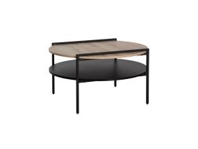 Sohvapöytä HEDVIG 80x80xH45cm, saari/musta