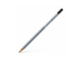 Tavallinen lyijykynä FABER-CASTELL Grip HB kumilla, ergonomisesti teroitettu