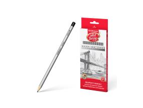 Sarja tavallisia kyniä ERICH KRAUSE Art Berry 12 kpl pakkauksessa