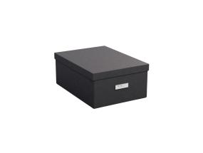 Säilytyslaatikko kannella KATIA collapsible box, BLACK