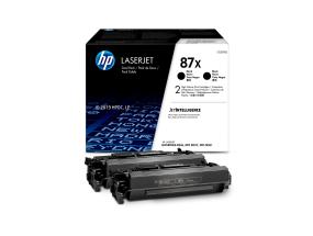 Värikasetti HP CF287XDouble Musta/musta 2x18000pp tuplapakkaus LaserJet Enterprise Flow MFP M527c/z/dn/f/dnm M506dn/n/x, Pro M501n/dn