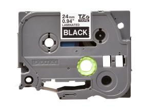 Liimakynä/merkintäteippi Brother TZe-355 24mm valkoinen/musta analoginen teippi