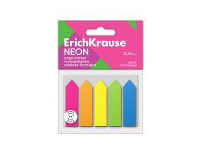 Kirjanmerkki muovi 12x45mm ERICH KRAUSE 5 värin nuolta